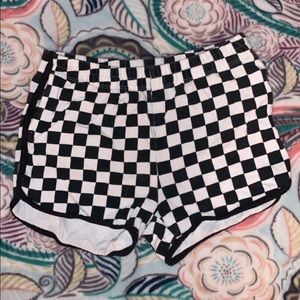 forever 21 checkerboard shorts